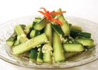 Garlic Cucumber — Chinese dish at Pokhara Chinese Restaurant